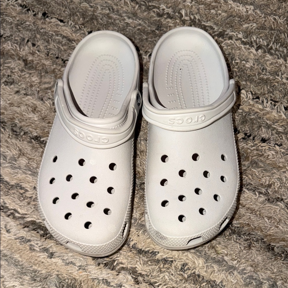 CROCS Mens Classic Clogs in Gray